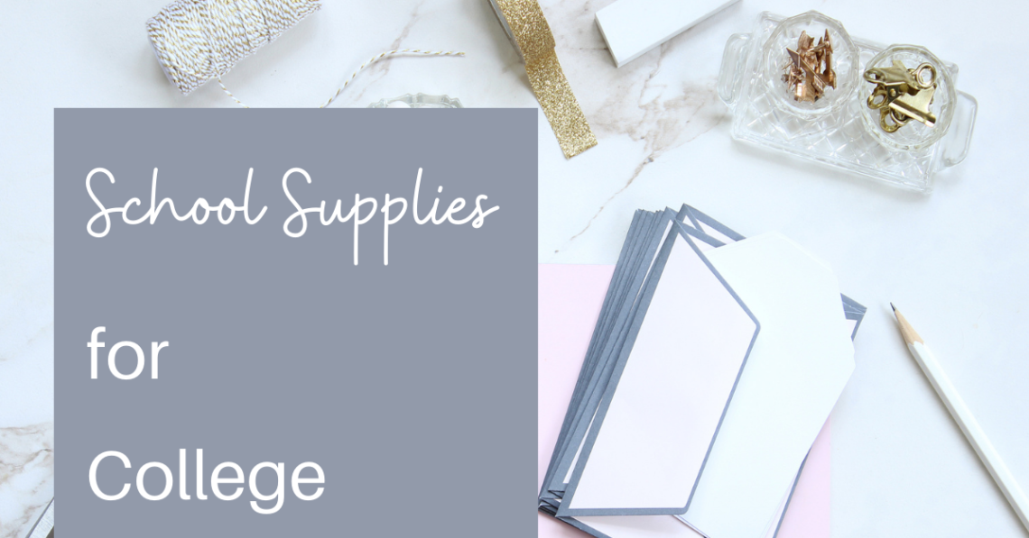 School Supplies You Absolutely Need in College