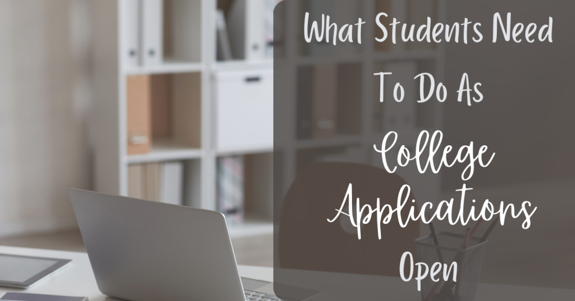College Applications Open
