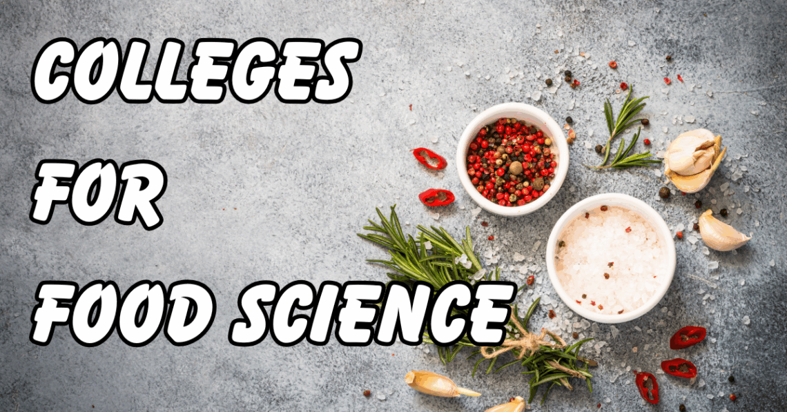 colleges for food science